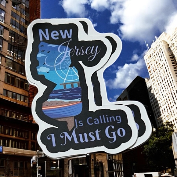 New Jersey Matte Finish PVC Removable Waterproof Decor Accent St… - Picture 9 of 9